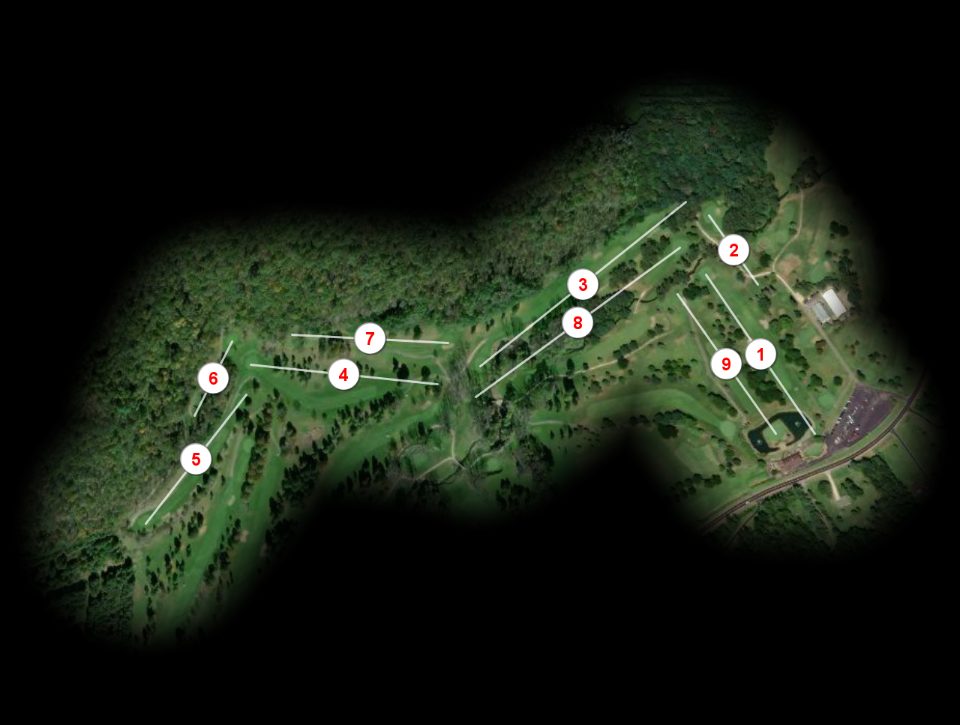 Treasure Island nine at Cedar Valley Golf Club