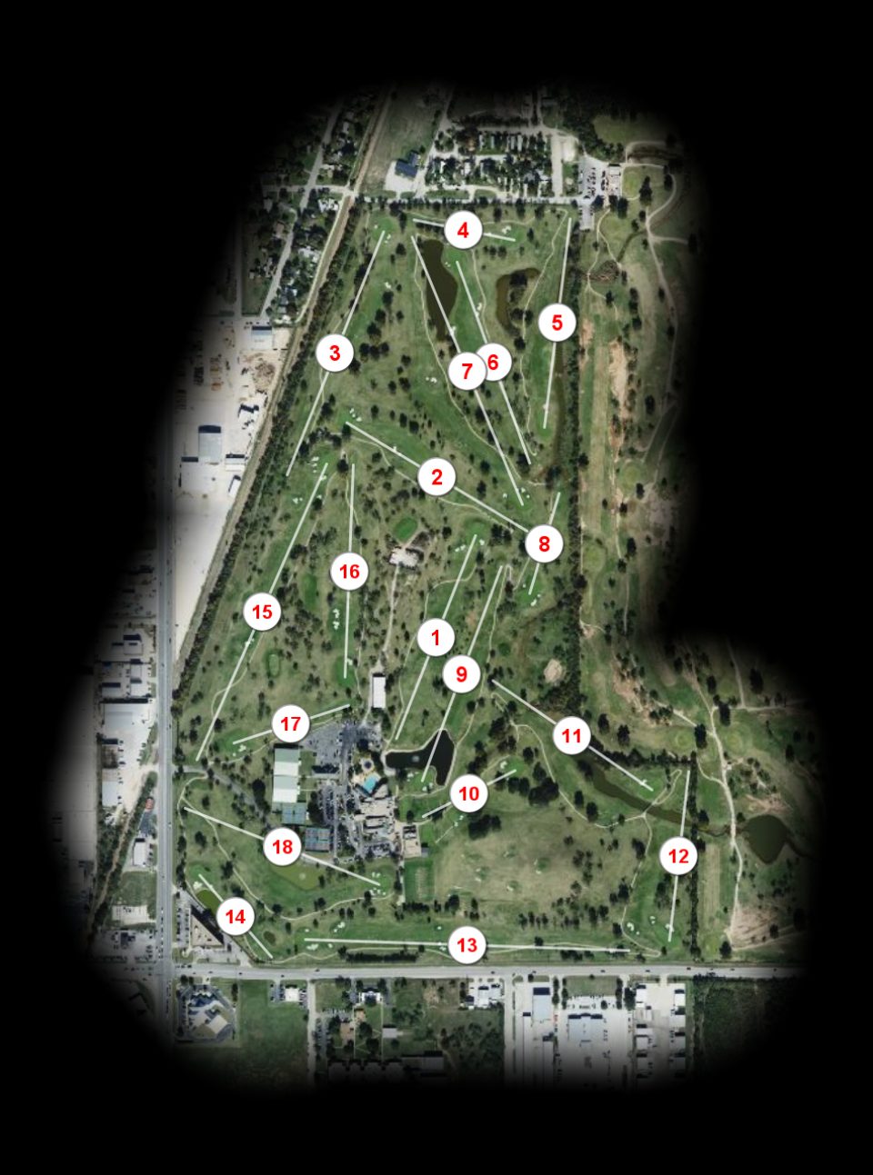 Abilene Country Club North course overview