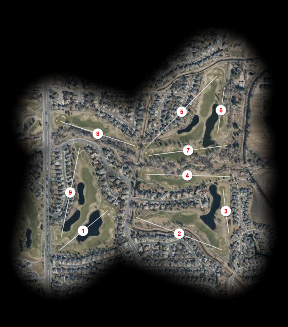 Cottonwood nine at West Woods Golf Club