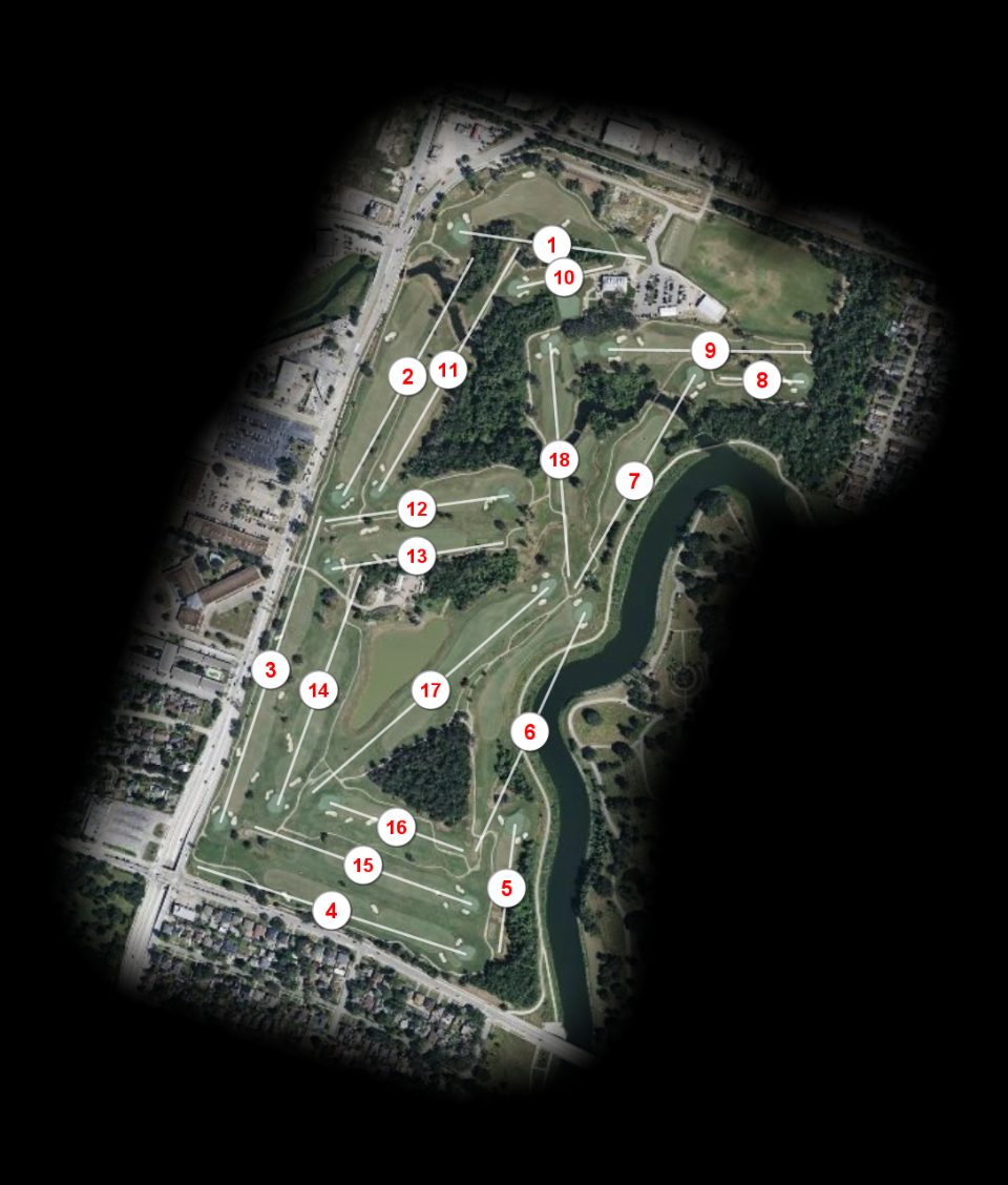 Gus Wortham Park Golf Club course overview