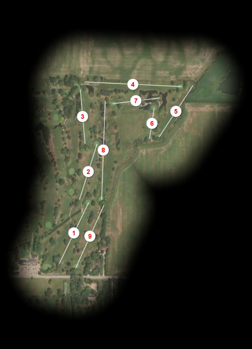 East nine at Twin Oaks Golf Course
