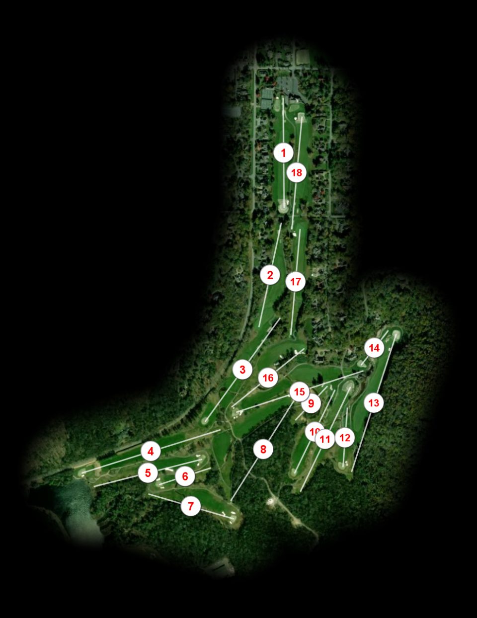 Linville Golf Club course overview