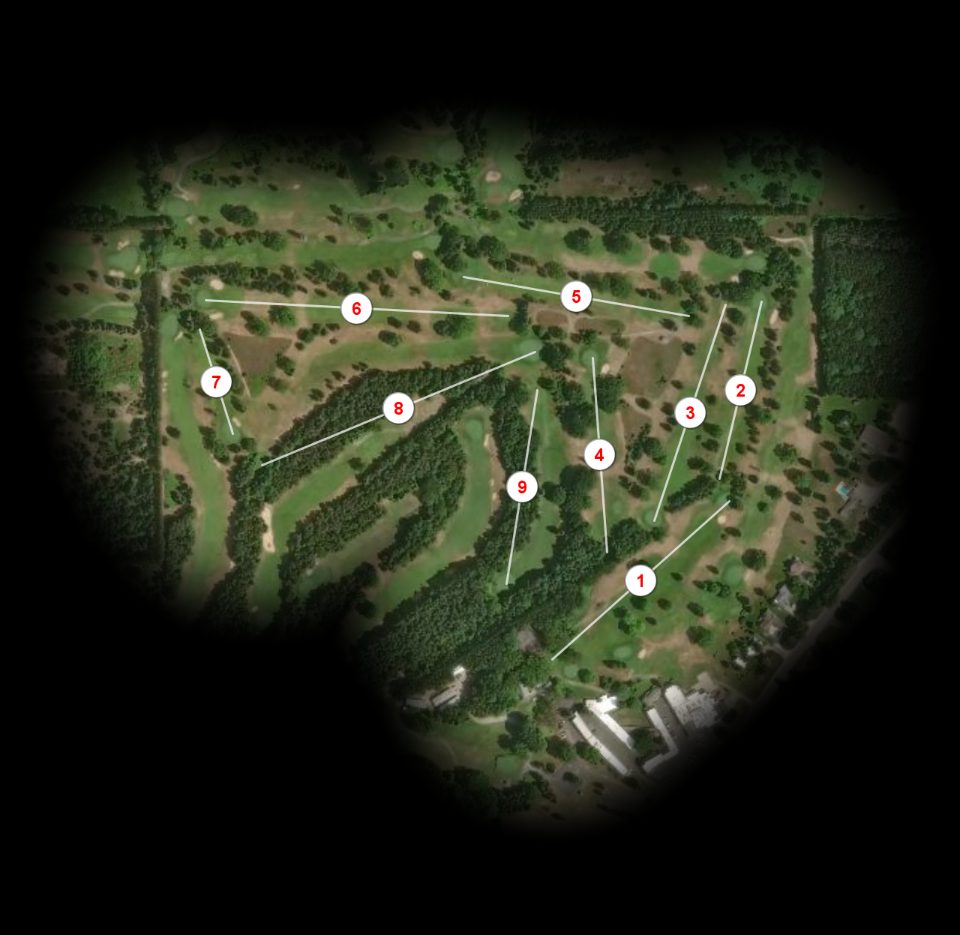 McGuires Resort Norway 9 Hole course overview