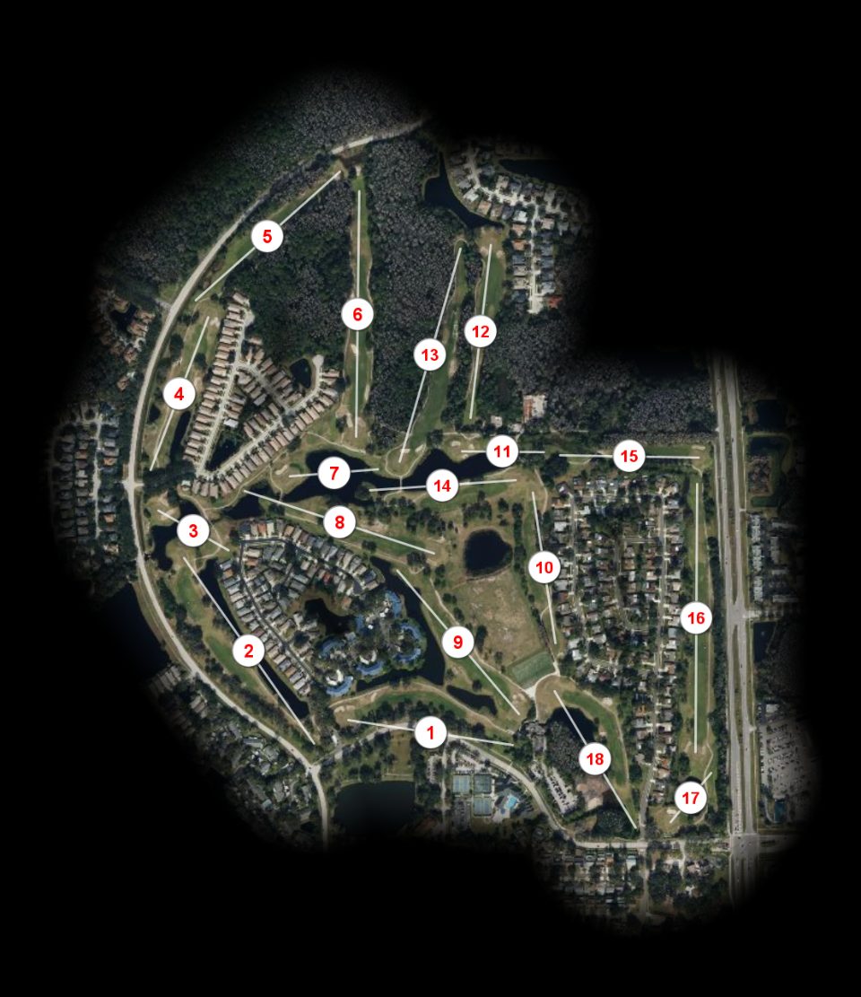 Lansbrook Golf Club course overview