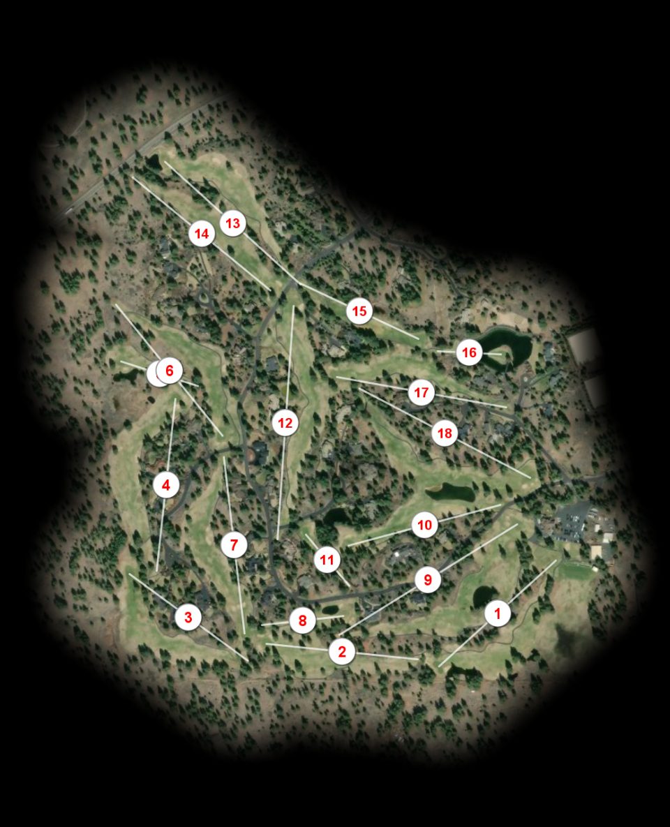 Lost Tracks Golf Club course overview