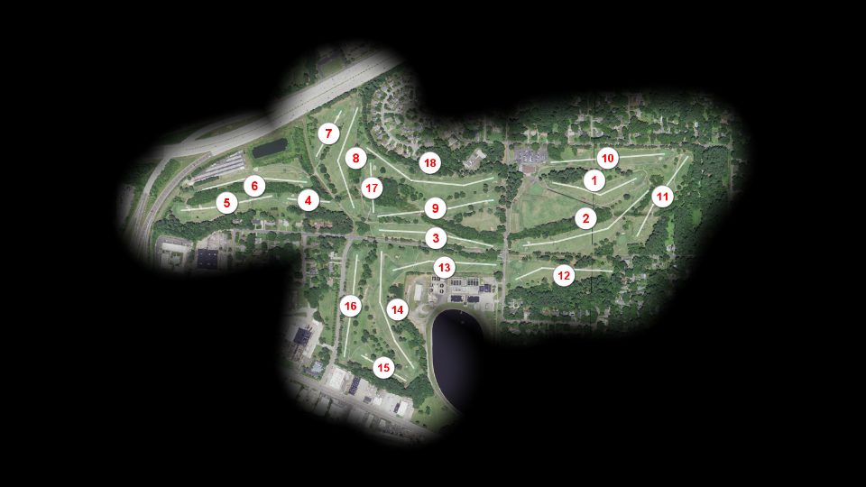 Croasdaile Country Club course overview