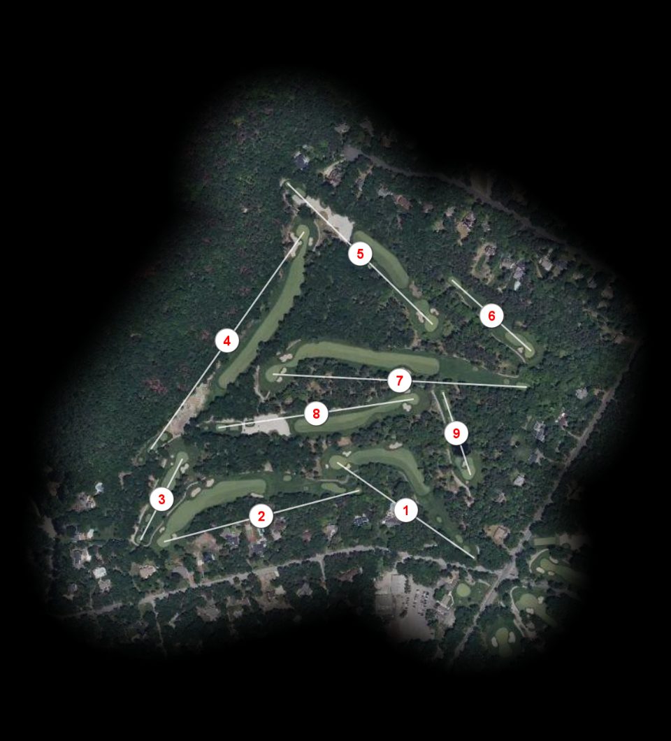 Red nine at Little Mill Country Club
