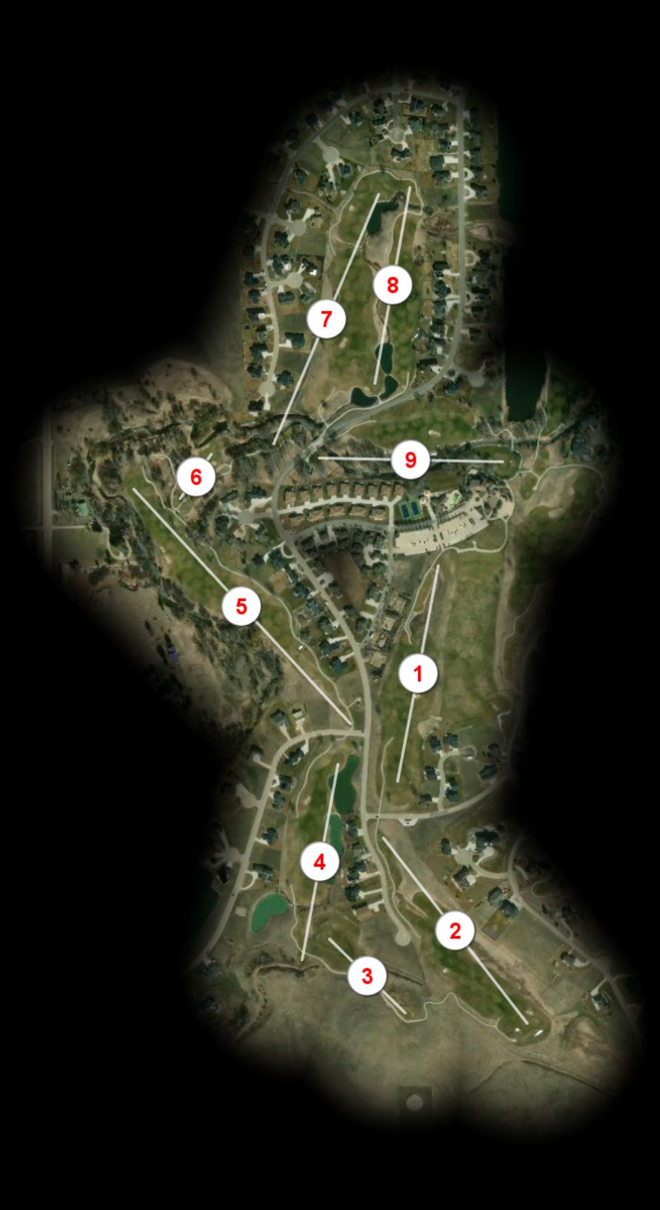 Eagle nine at The Powder Horn Golf Club