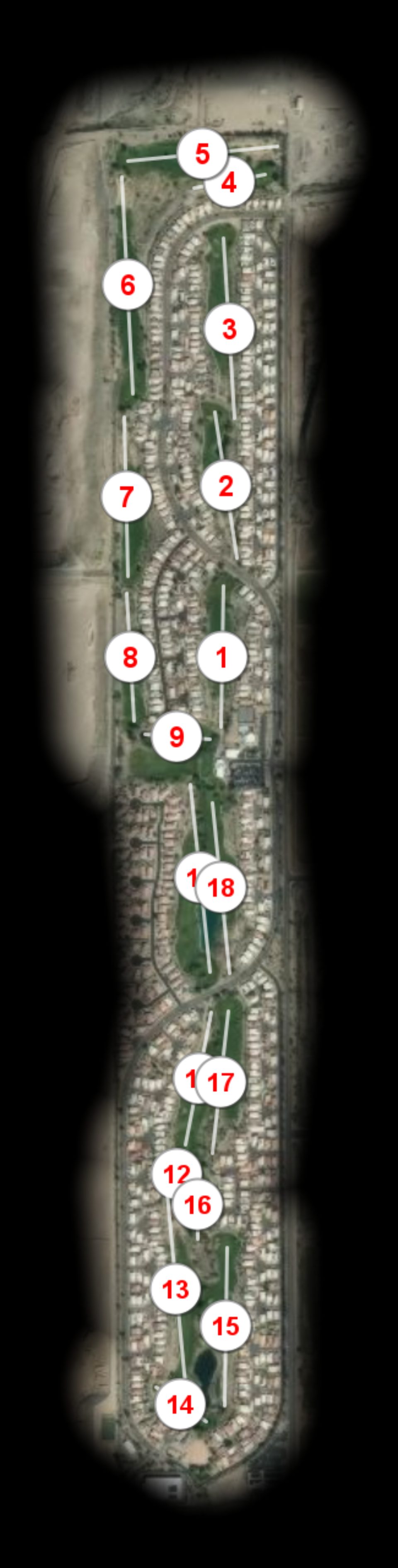 Coyote Lakes Golf Club course overview