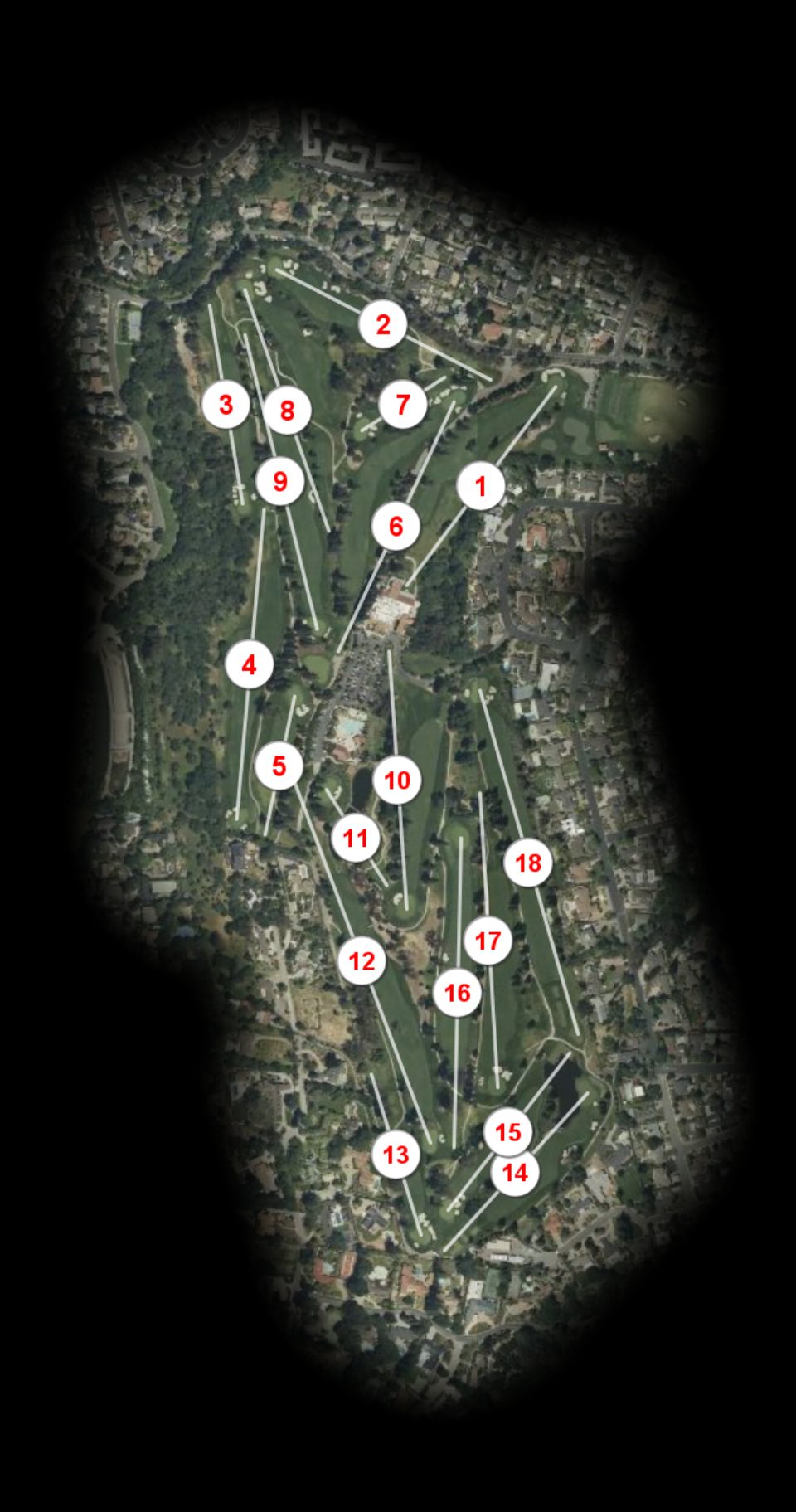 La Rinconada Country Club course overview