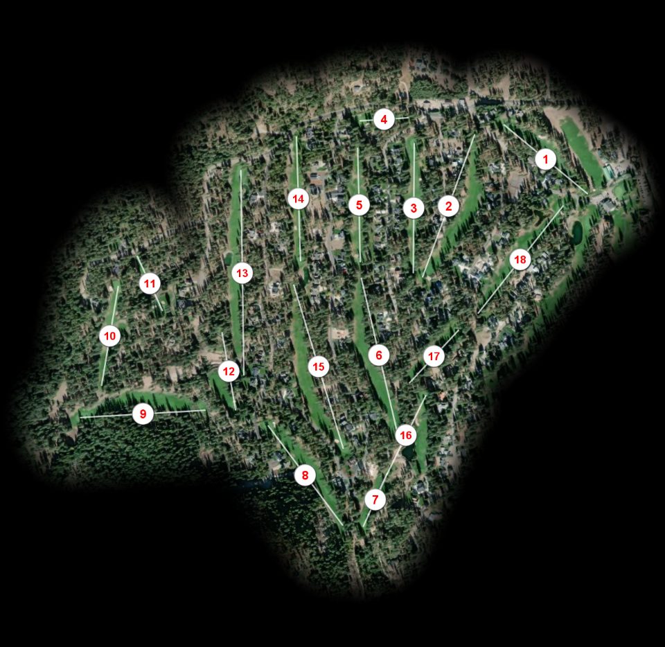 Chewelah Golf & Country Club 18 Hole course overview