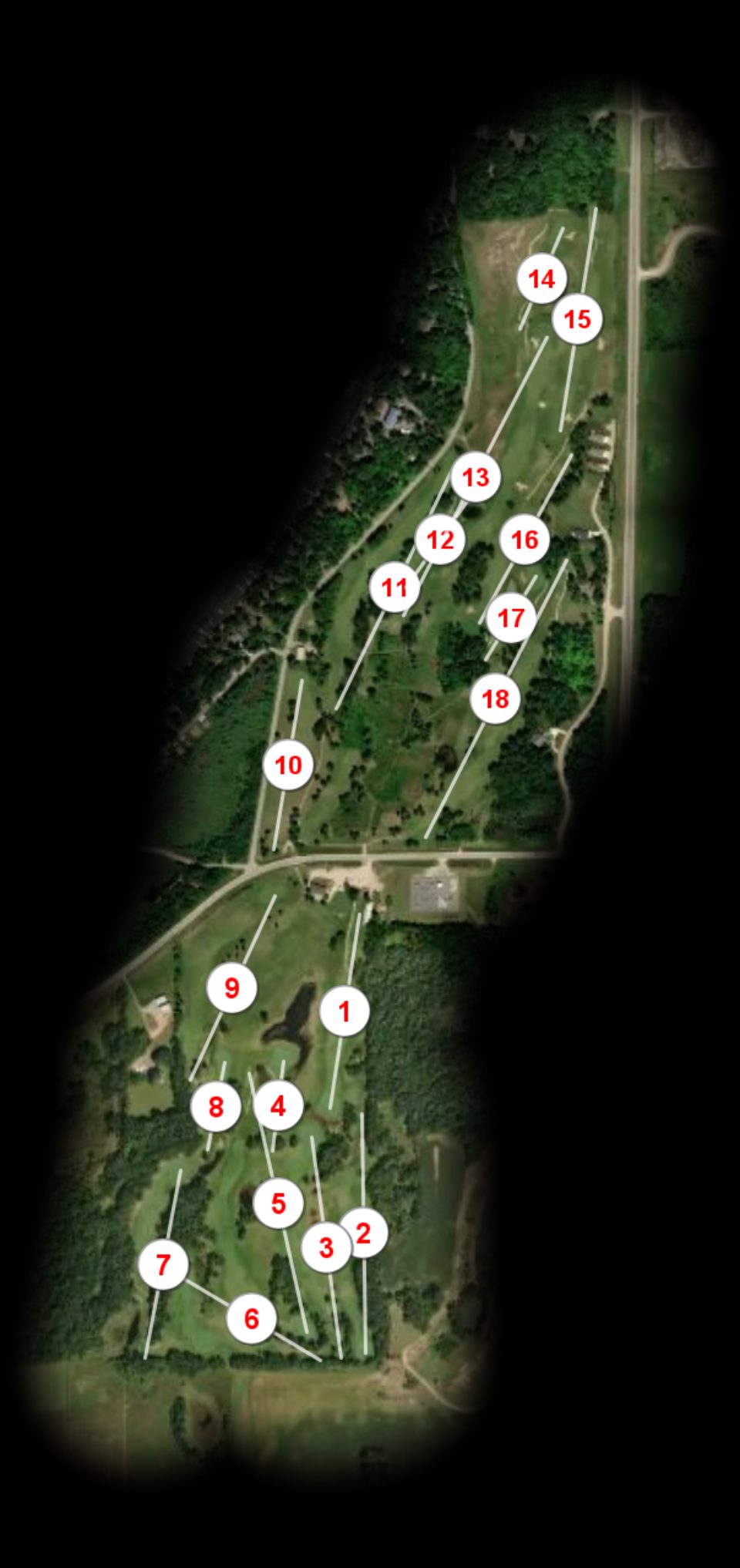 Lake Miltona Golf Club course overview
