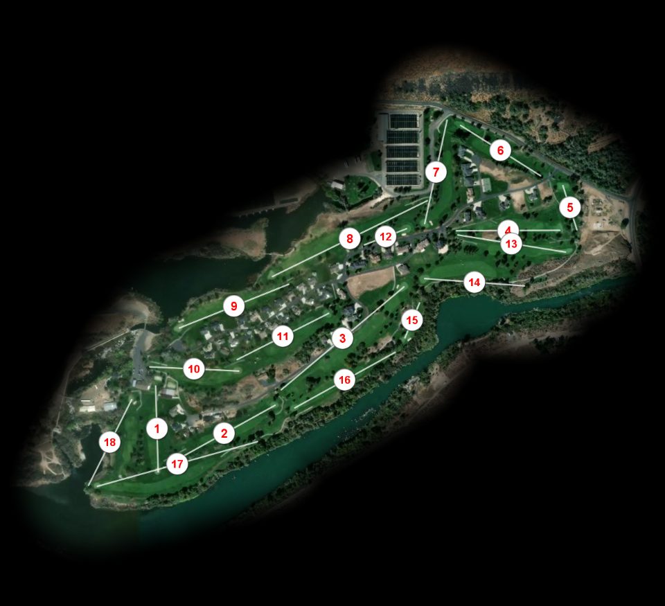 Clear Lake Country Club course overview