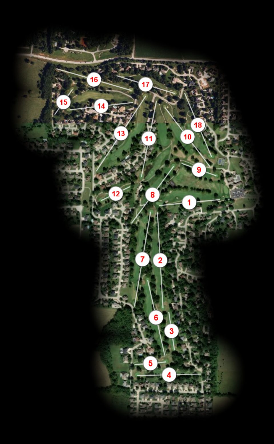 Fremont Hills Country Club course overview