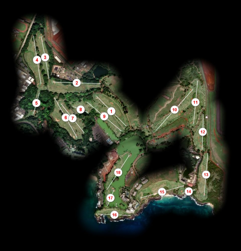 The Ocean Course at Hokuala course overview