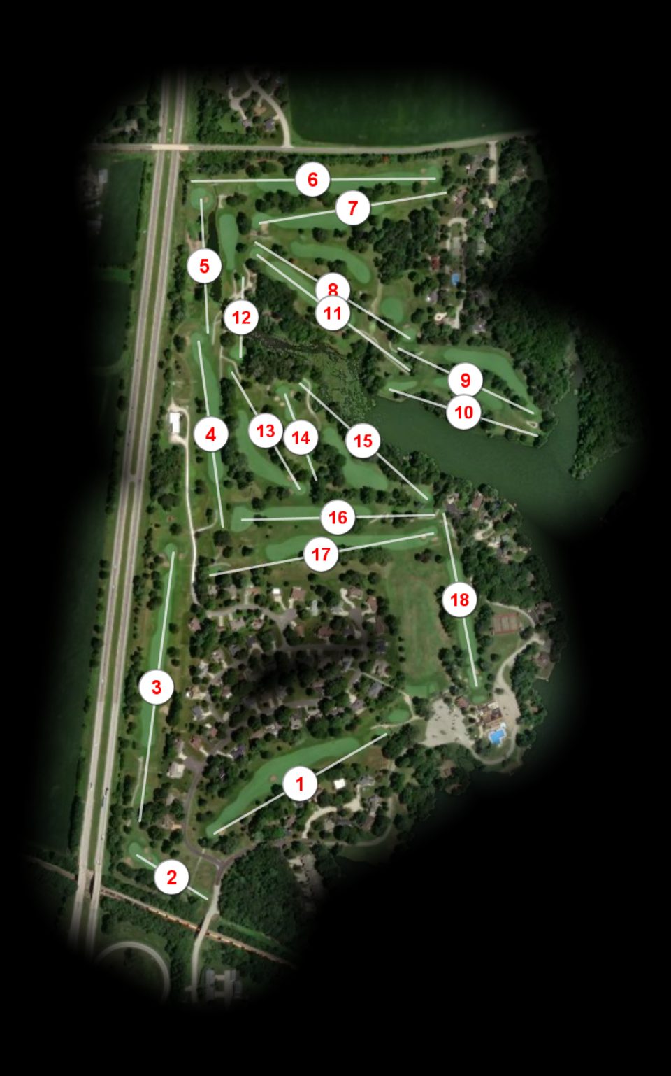 Soangetaha Country Club course overview