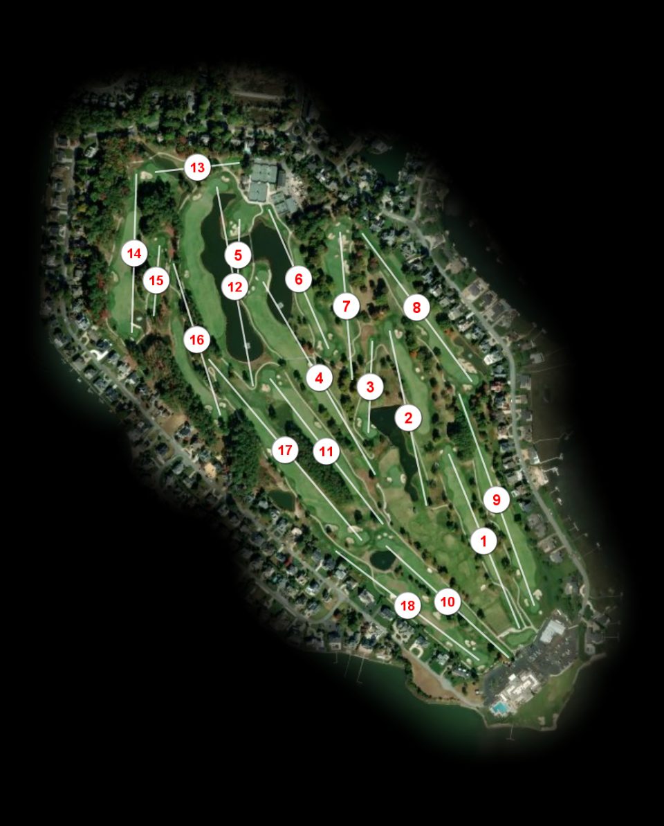 Rehoboth Beach Country Club course overview