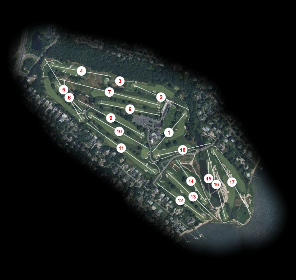 Manasquan River Golf Club course overview