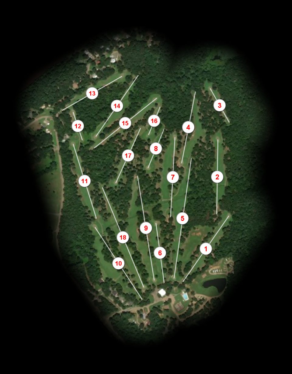 Millwood Landing Golf & RV Resort course overview