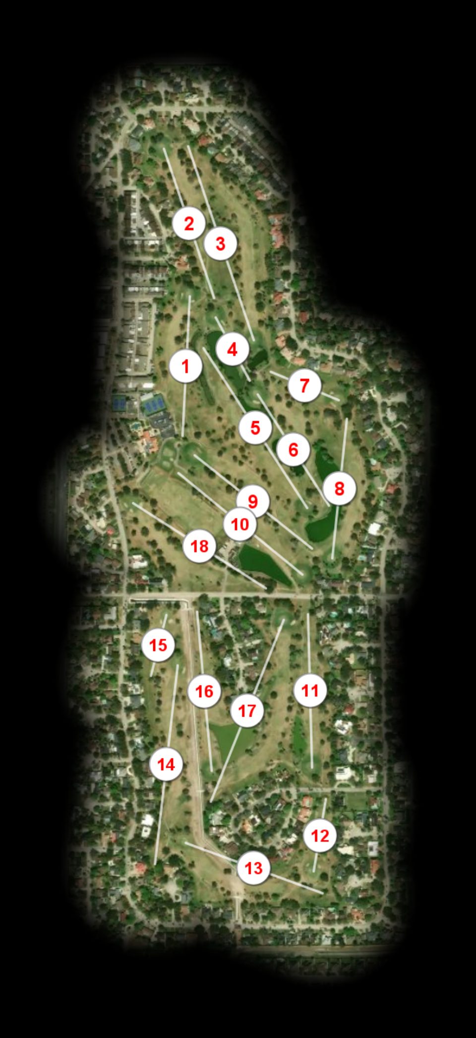Harlingen Country Club course overview