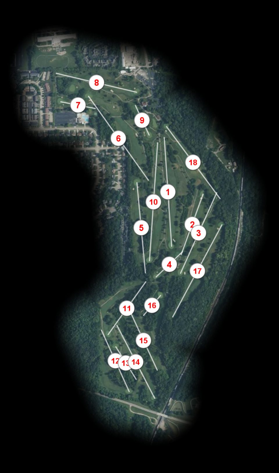 Cassel Hills Golf Course course overview