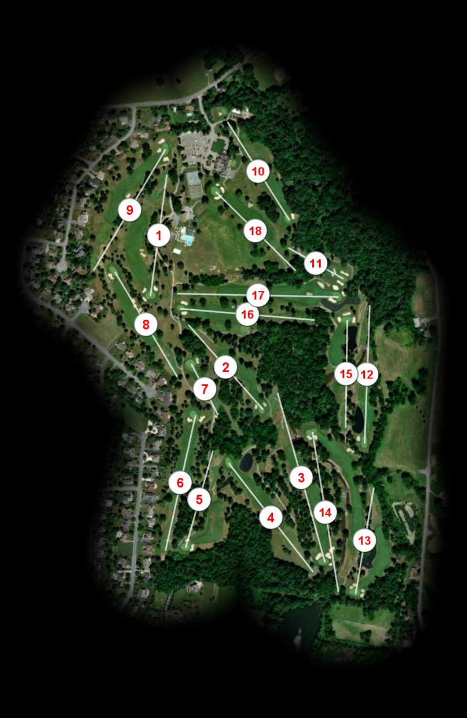 Chambersburg Country Club course overview