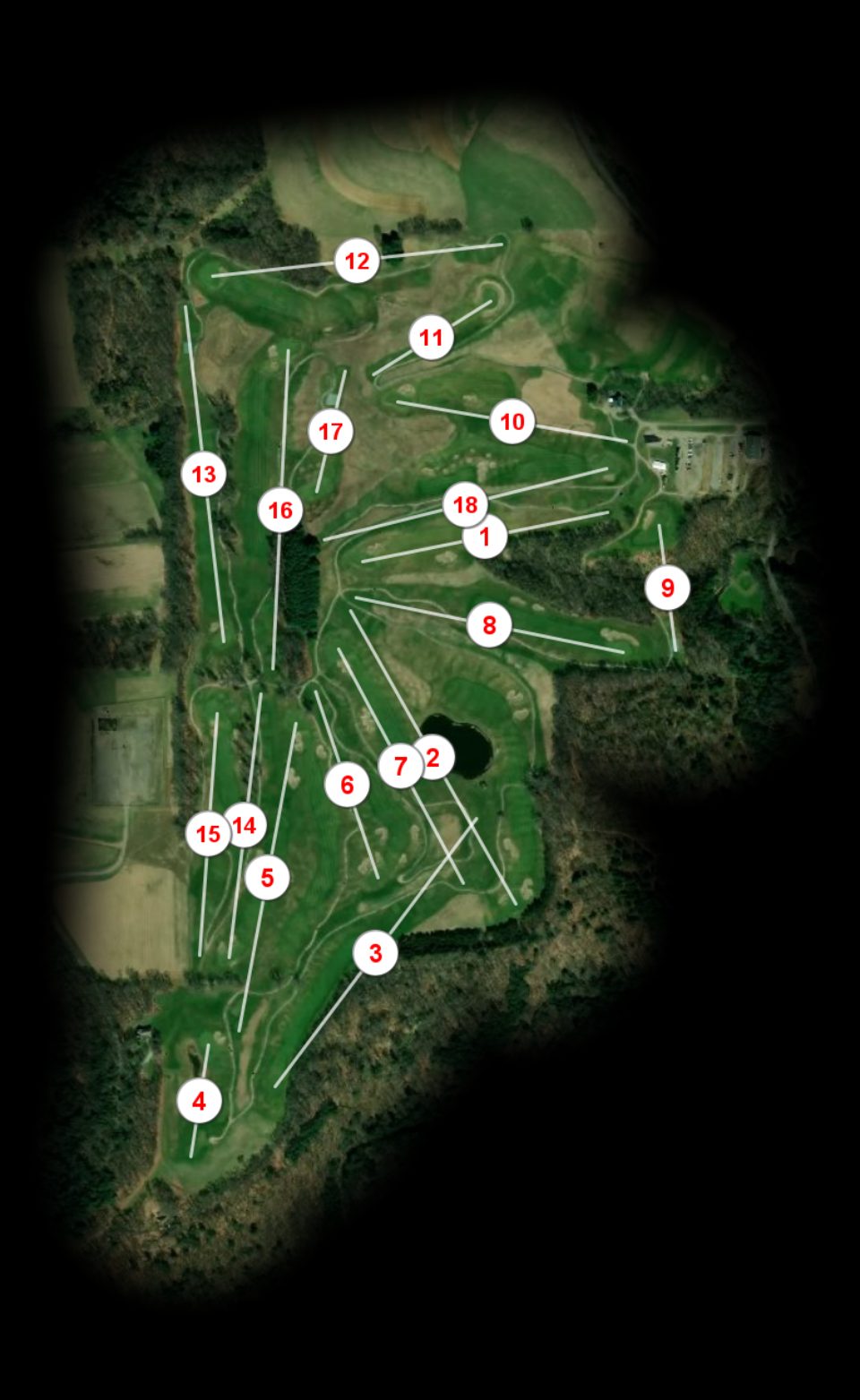 Birdsfoot Golf Club course overview