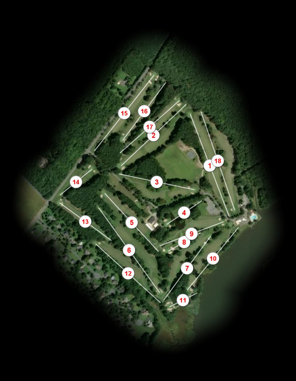 Green Hill Yacht & Country Club course overview