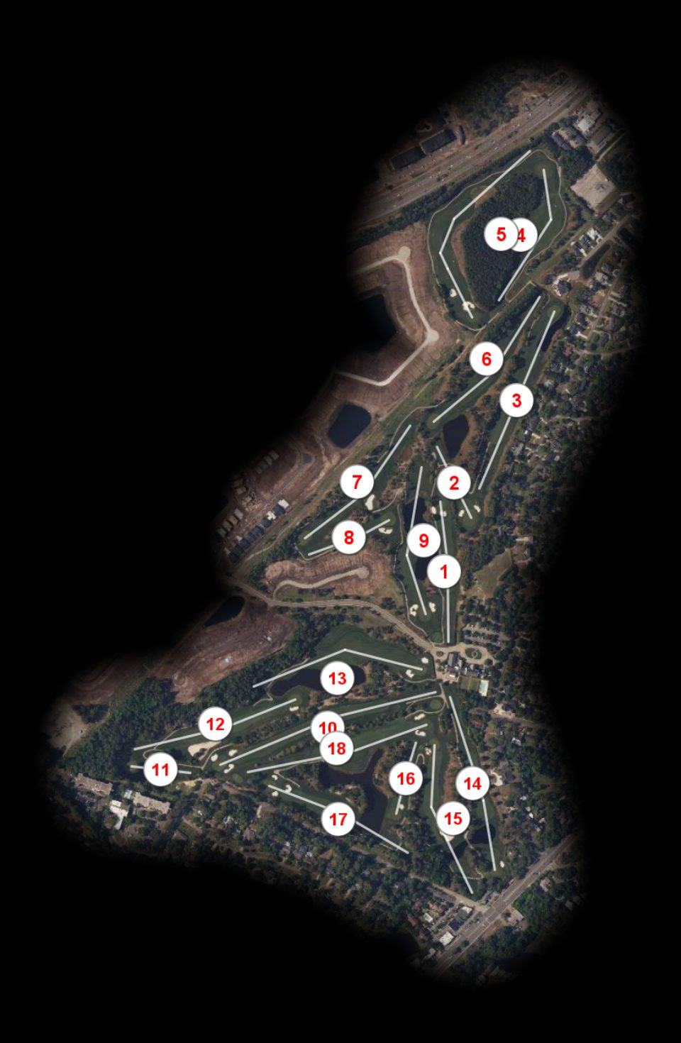 Pine Lakes Country Club course overview