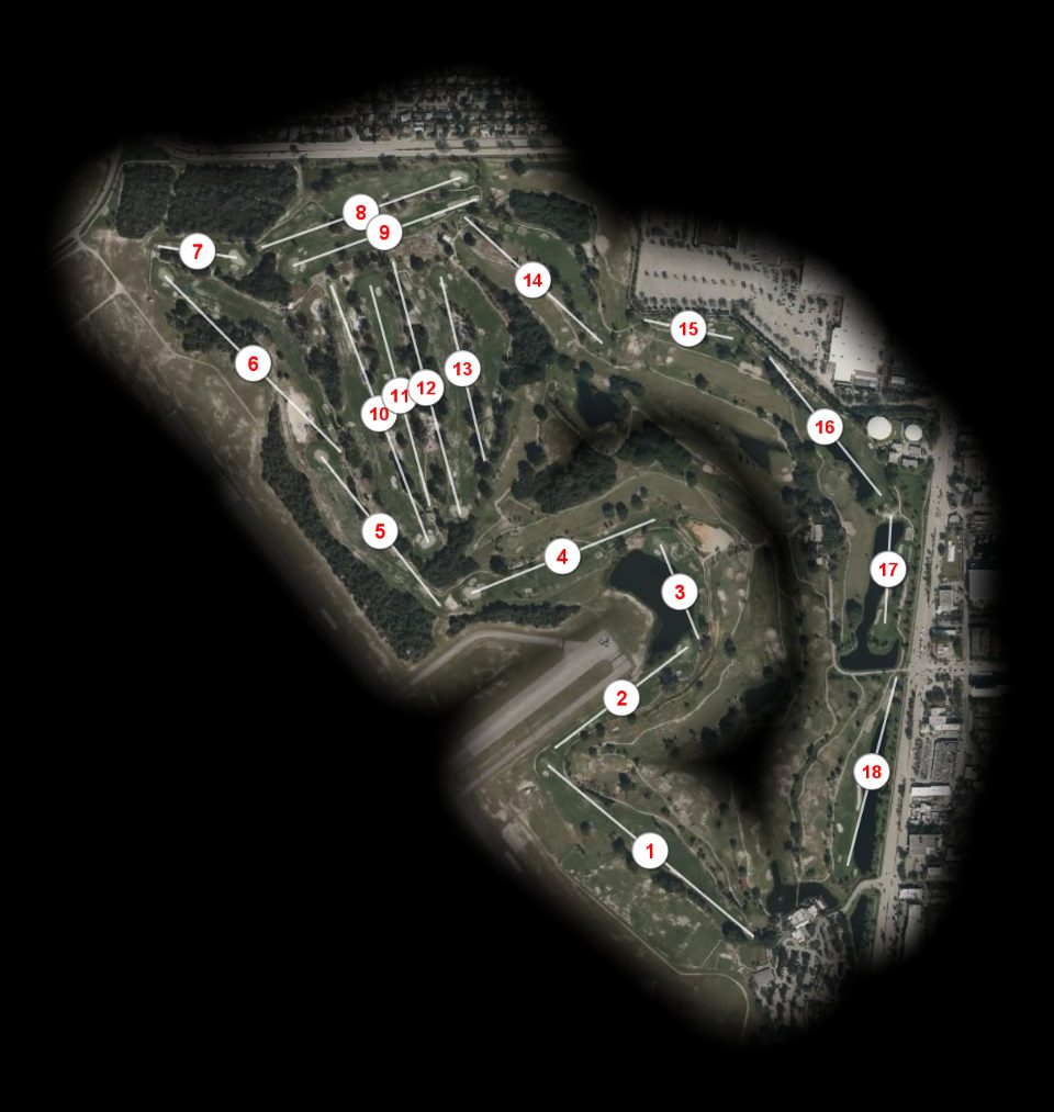 Pompano Beach Municipal Golf Club Pines course overview