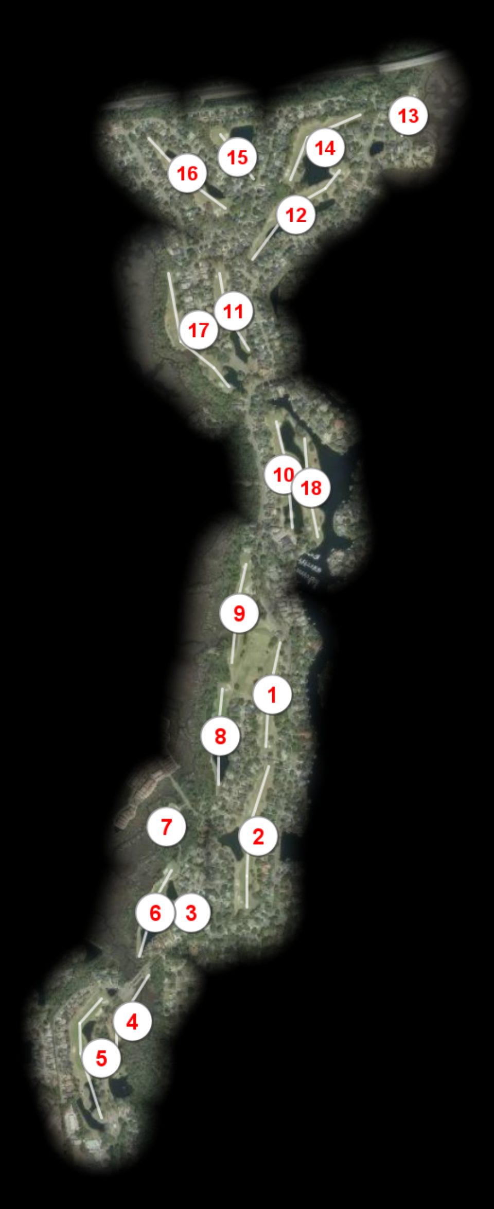 Queen's Harbour Yacht and Country Club Queens Harbour course overview