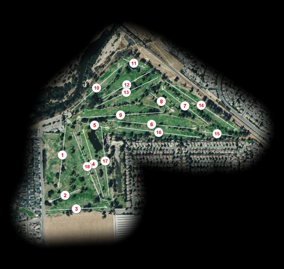 Riverside Golf Club of Fresno course overview