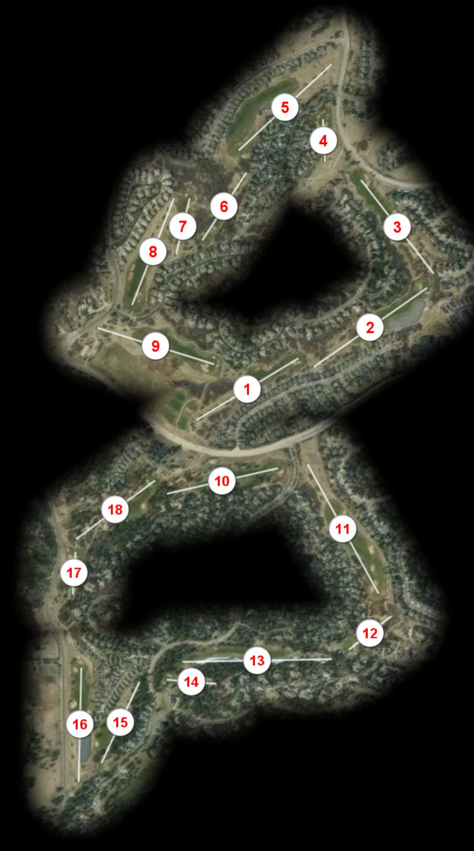 The Ridge at Castle Pines North course overview