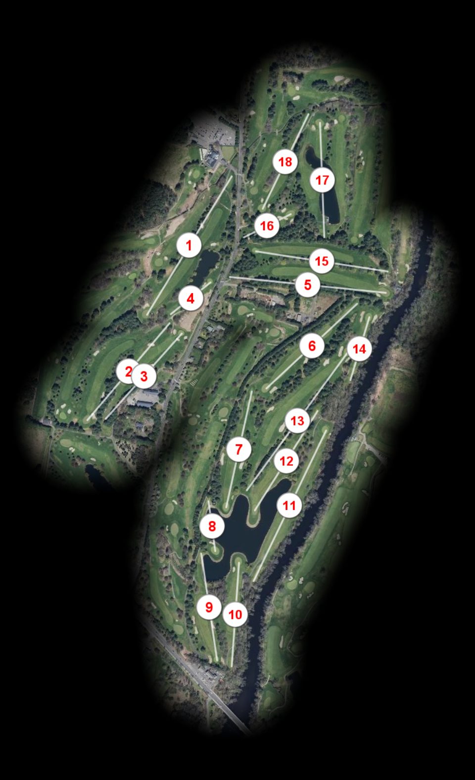 Tunxis Plantation Country Club White course overview