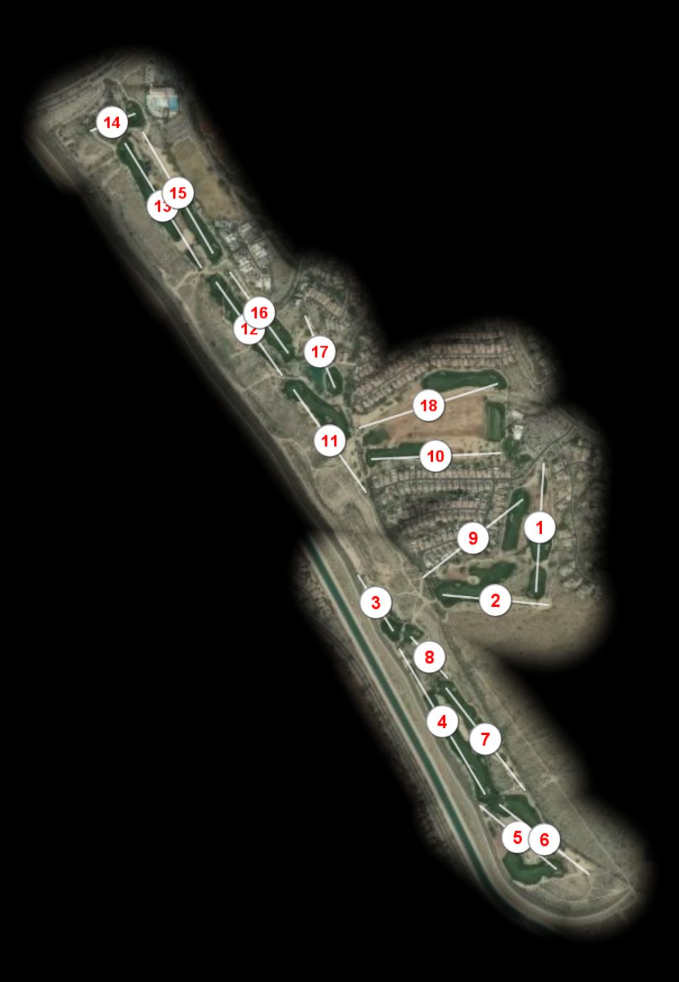 McDowell Mountain Golf Club course overview