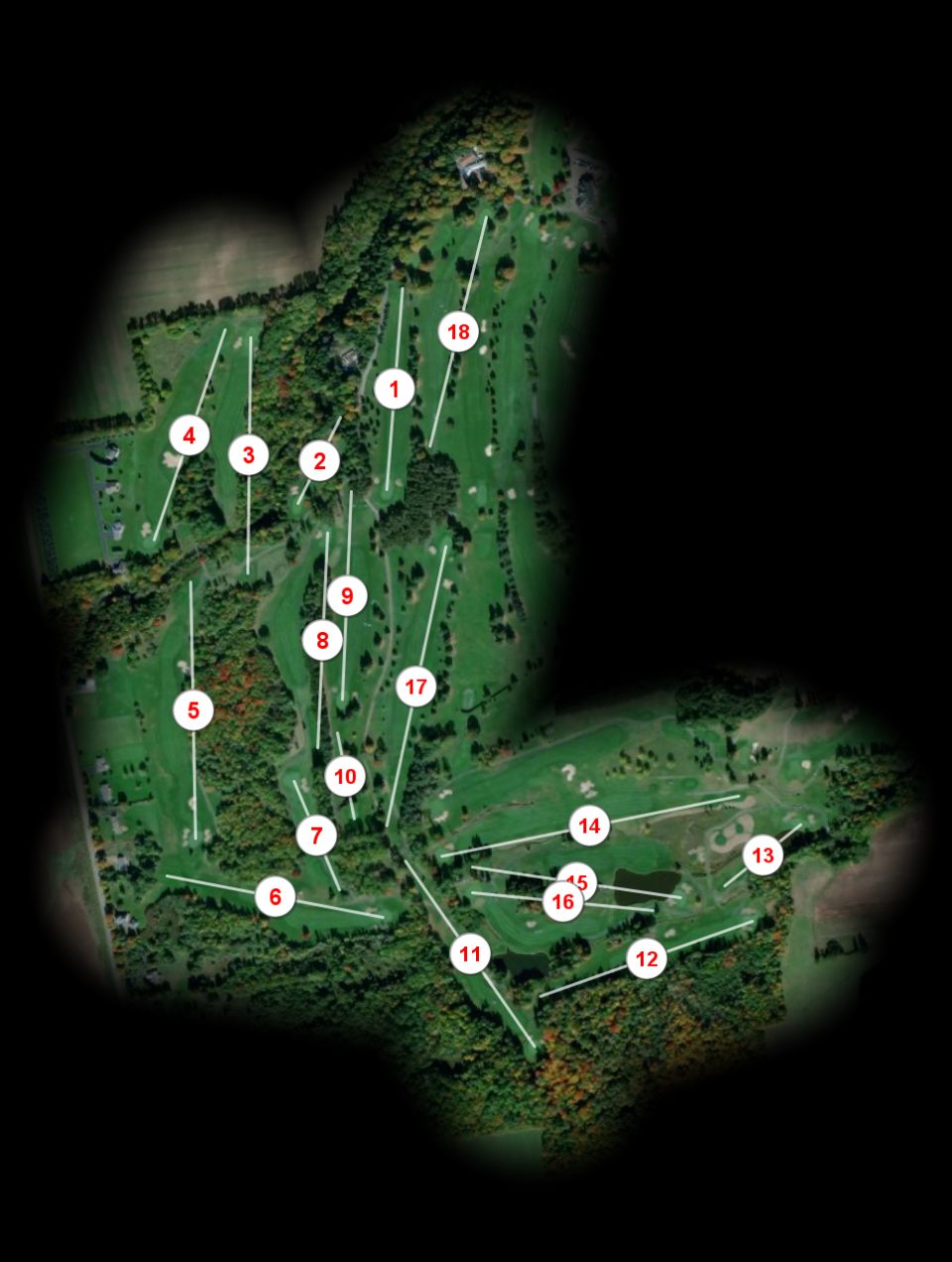 Malone Golf Club West course overview