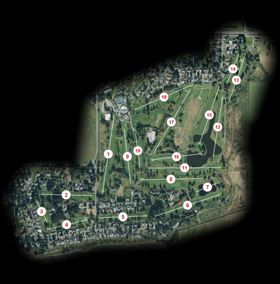 Useless Bay Golf & Country Club course overview
