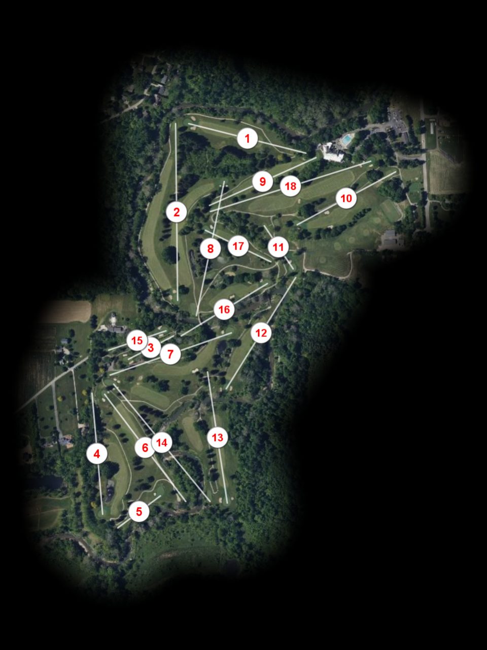 Columbia Hills Country Club course overview