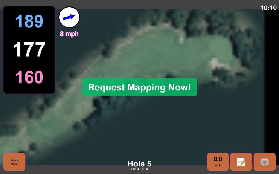 Arrowhead Golf Course — request GPS mapping